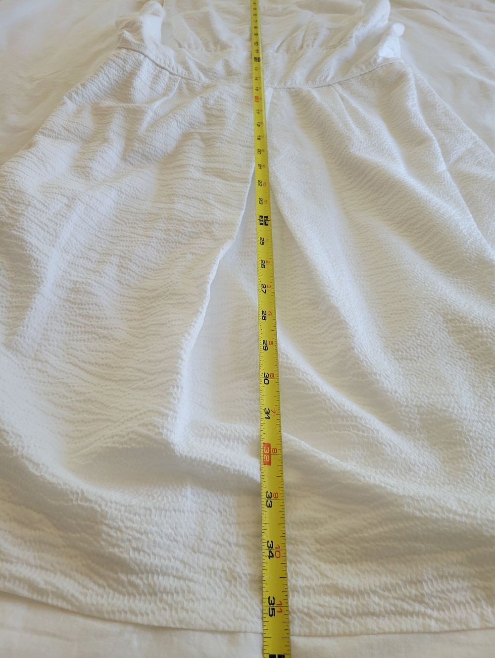 J. Crew white cotton seersucker dress 8p - Picture 10 of 12